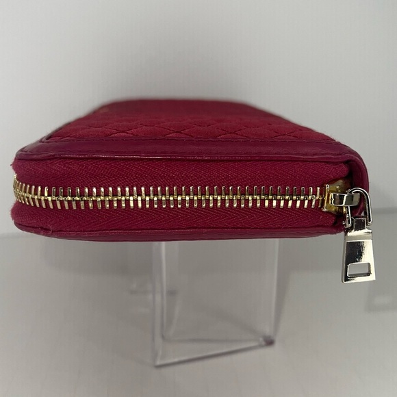 🩷PRADA | Tessuto Nylon Quilted Continental Flap Wallet Ibisco | Beautiful!! 💕 - Picture 8 of 16